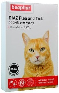 DIAZ Flea&Tick antiparazitní obojek kočka 35 cm od 113 Kč - Heureka.cz