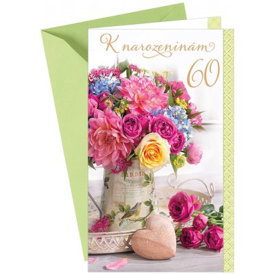 ARGUS Přání k narozeninám 60 15-6352c60 – Zboží Dáma