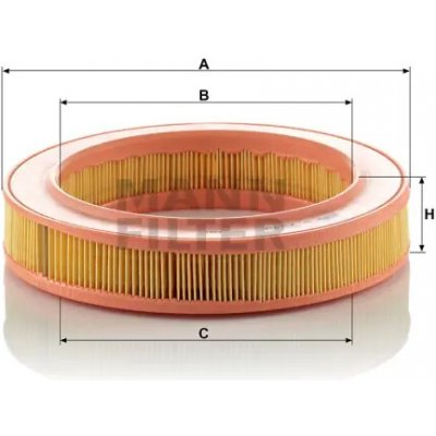 MANN FILTER Vzduchový filtr C 2540 – Hledejceny.cz