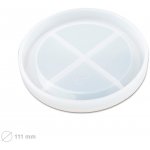 Manumi Silikonová forma na odlévání křišťálové pryskyřice kulatý podtácek 111x12mm 1 ks – Sleviste.cz