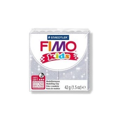 FIMO kids 8030 42g stříbrná se třpytkami 812