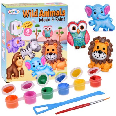 Color day Kreativní sada na výrobu magnetek Divoká zvířata – Hledejceny.cz