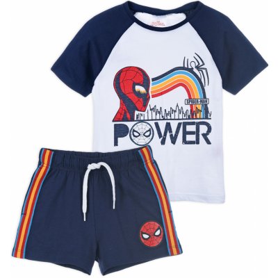 Marvel Spiderman Power chlapecká souprava bílá – Sleviste.cz