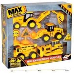 Wiky Vehicles Auto set stavební stroje 8 cm 8 ks – Zboží Dáma