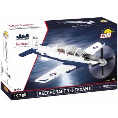 COBI 26624 Action Town Americký výcvikový letoun Beechcraft T-6 Texan II USAF – Zboží Dáma