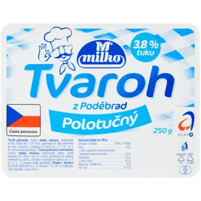 Milko Tvaroh polotučný 250 g – Hledejceny.cz