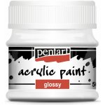 Pentart akrylové barvy LESKLÉ 50 ml Barvy Pentart: bílá – Zbozi.Blesk.cz