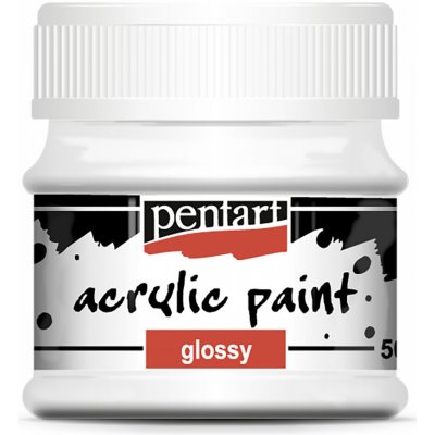 Pentart akrylové barvy LESKLÉ 50 ml Barvy Pentart: růžová – Zboží Mobilmania
