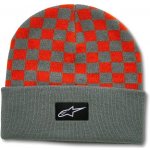 Alpinestars čepice Checkered Cuff beanie modrá/oranžová – Hledejceny.cz