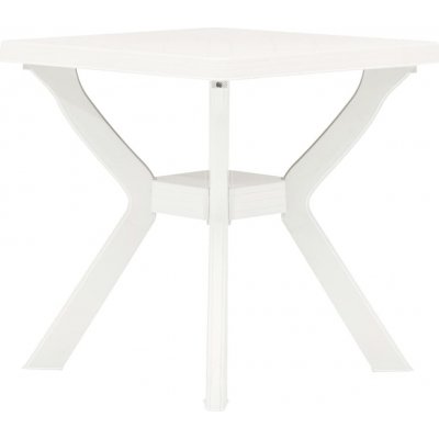 OMAXI 859828 Bistro stolek bílý 70 x 70 x 72 cm plast – Hledejceny.cz