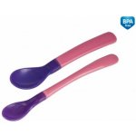 Canpol babies Plastové lžičky Termo 2 ks růžové – Zboží Mobilmania