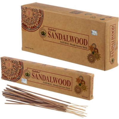 Goloka Masala Chandan Sandalwood Vonné tyčinky 15 g – Hledejceny.cz