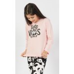 Vienetta Kids dětské pyžamo Good vibes only sv.růžová – Zboží Mobilmania