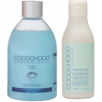 Cocochoco Pure Brazilský keratin 250 ml + čistící šampon 150 ml dárková sada