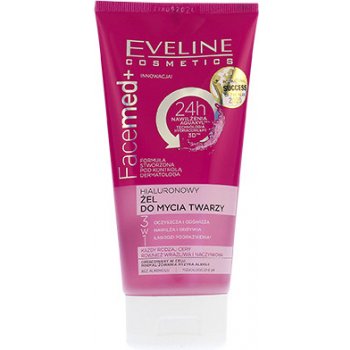 Eveline Cosmetics Facemed+ hyaluronový čistící pleťový gel 3v1 150 ml