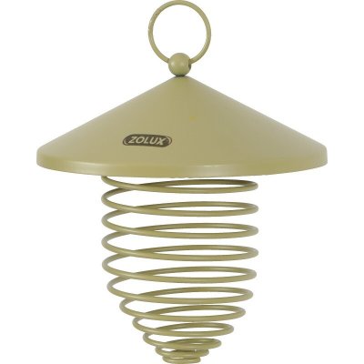 Zolux Krmítko venkovní SPIRAL na lojové koule kov zelená 15x15x18cm – Hledejceny.cz