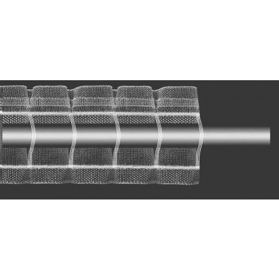 Kovovégarnýže.cz řasící stuha navlékací, 5 cm, 1:2 Délka řasící stuhy: 35,00m – Zboží Mobilmania