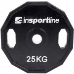 inSPORTline Ruberton Pogumovaný olympijský kotouč 25 kg 50mm – Zboží Dáma