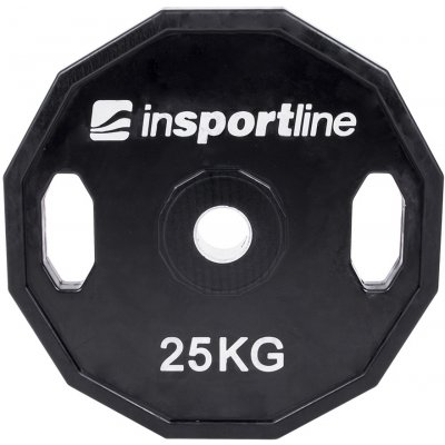 inSPORTline Ruberton Pogumovaný olympijský kotouč 25 kg 50mm – Zboží Dáma