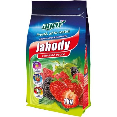 Agro Organominerální hnojivo jahody 1 kg – Zboží Mobilmania