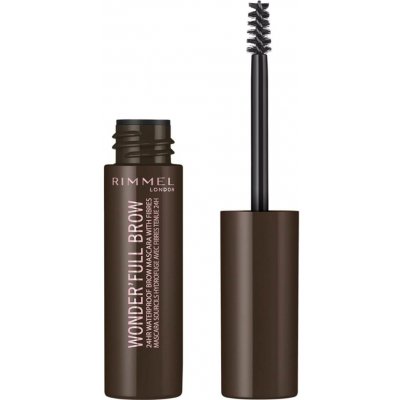 Rimmel Wonder'Full Brow řasenka na obočí voděodolná Dark 4,5 ml – Sleviste.cz