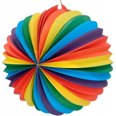 Boland Papírový lampion rainbow 22 cm – Zboží Mobilmania