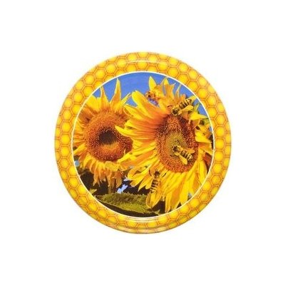 Zavařovací víčka twist na české sklenice MED - SLUNEČNICE 82 mm, 10 ks – Zboží Mobilmania