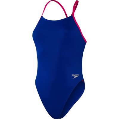 Speedo dámské jednodílné plavky Solid TIEBK 1PC AF 8-00318115504 modrý