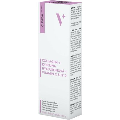Clinical Collagen+kys.Hyalurono.+vit.C&Q10 3 x 8.8 g – Hledejceny.cz