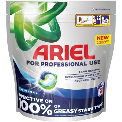 Ariel Professional 100 % All in1 Pods Original Kapsle na praní 70 PD – Hledejceny.cz