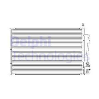 Kondenzátor, klimatizace DELPHI TSP0225459