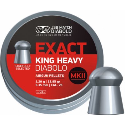 Diabolky JSB Exact King Heavy MKII 6,35 mm 150 ks – Zboží Dáma