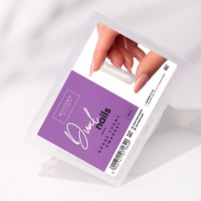 Mistero Milano dualní formy dual Nail s forms Square 120ks – Zboží Dáma