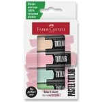 Faber-Castell 154214 Zvýrazňovače Short TXTLNR Pastel 4 ks – Hledejceny.cz