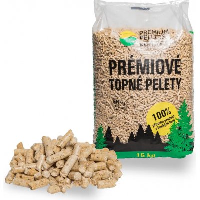 Premium Pellets ENplus A1 Dřevěné pelety smrk 825 kg – Hledejceny.cz