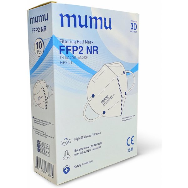Respirátor Mumu respirátor třídy FFP2 960 ks
