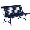 Zahradní lavice Fermob FermobLouisiane Steel Bench 150 cm tmavě modrá
