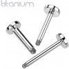 Piercing Šperky4U náhradní labreta titan závit TIT1209-1208