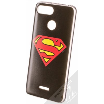 Pouzdro DC Comics Superman 002 TPU ochranné silikonové s motivem Xiaomi Redmi 6 černé