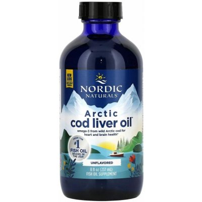 Nordic Naturals Arktický olej z tresčích jater 1060 mg Arctic Cod Liver Oil jahoda 237 ml – Hledejceny.cz
