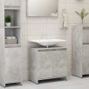 Koupelnový nábytek Nábytek XL Koupelnová skříňka betonově šedá 60x33x61 cm kompozitní dřevo
