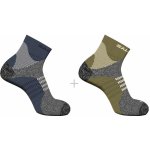 Salomon X Ultra Access Quarter 2-Pack LC2371900 gothic olive/grisaille – Zboží Dáma