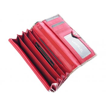 Nivasaža Dámská kožená peněženka N21 SNT MGR barevná červená
