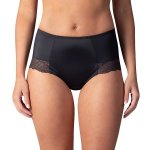 FLAT TUMMY LACE MIDISLIP Dámské stahovací kalhotky černá – Zboží Dáma