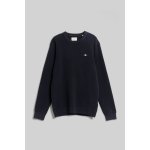 Gant Textured Cotton C-neck modrá – Hledejceny.cz
