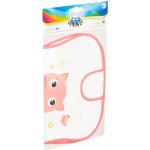 Canpol babies plastový bryndák měkký Happy Animals Kočička – Zboží Dáma