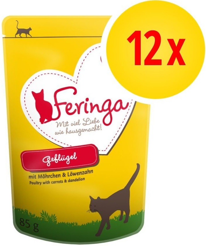 Feringa uzavíratelné Drůbeží s mrkví 12 x 85 g