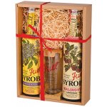 Kitl Syrob se sklenicí Bez a Malina 2 x 0,5 l – Zboží Mobilmania