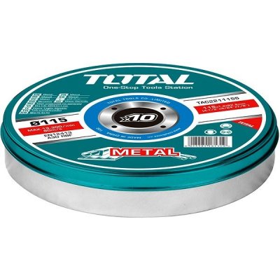 TOTAL TAC2211155 Kotouče řezné na kov, 10ks, 115x1,2x22,2mm – Zbozi.Blesk.cz