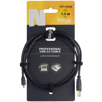 Stagg NCC1,5UAUCB USB 2.0 USB/mikro USB, 1,5m